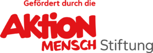 Logo: Gefördert durch die Aktion Mensch Stiftung